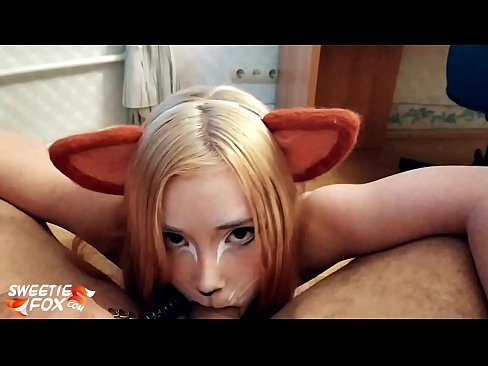 ❤️ キツネがチンポを飲み込み、口の中にザーメンを出す ❤️❌  at ja.mumsp.ru ❌️